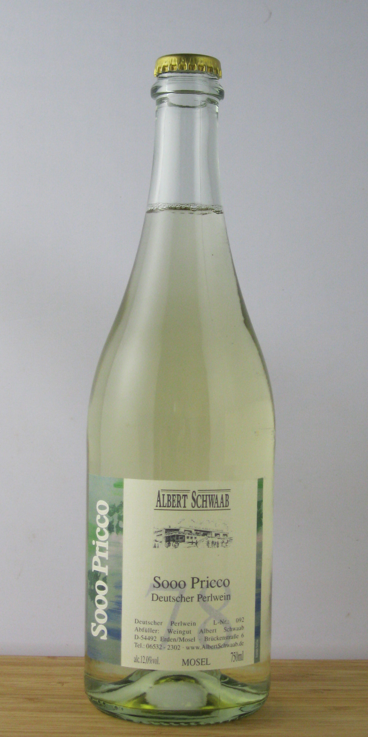 <br>Nr. 78,24<br>Sooo Pricco Deutscher Perlwein<br>