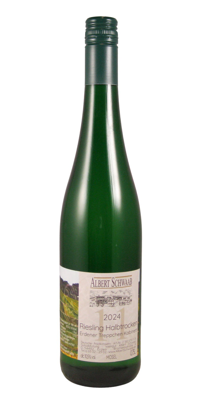 <br>Nr. 11,24<br>2024er Erdener Treppchen Riesling Kabinett  halbtrocken 0,75l<br>