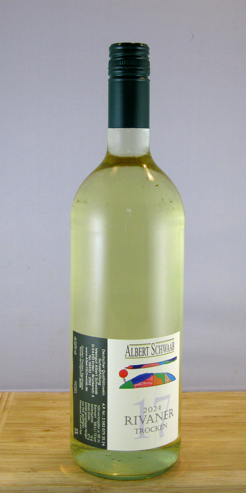 <br>Nr. 17,24<br>2024er  Rivaner Qualitätswein trocken   1,0l<br>