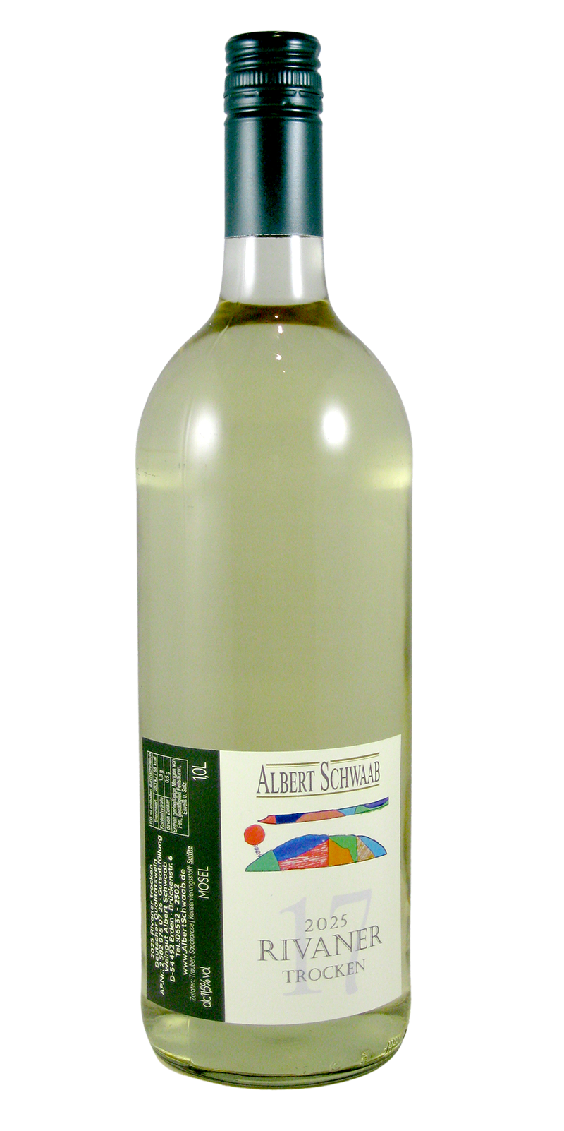 <br>Nr. 17,25<br>2025er Rivaner Qualitätswein trocken 1,0lS<br>