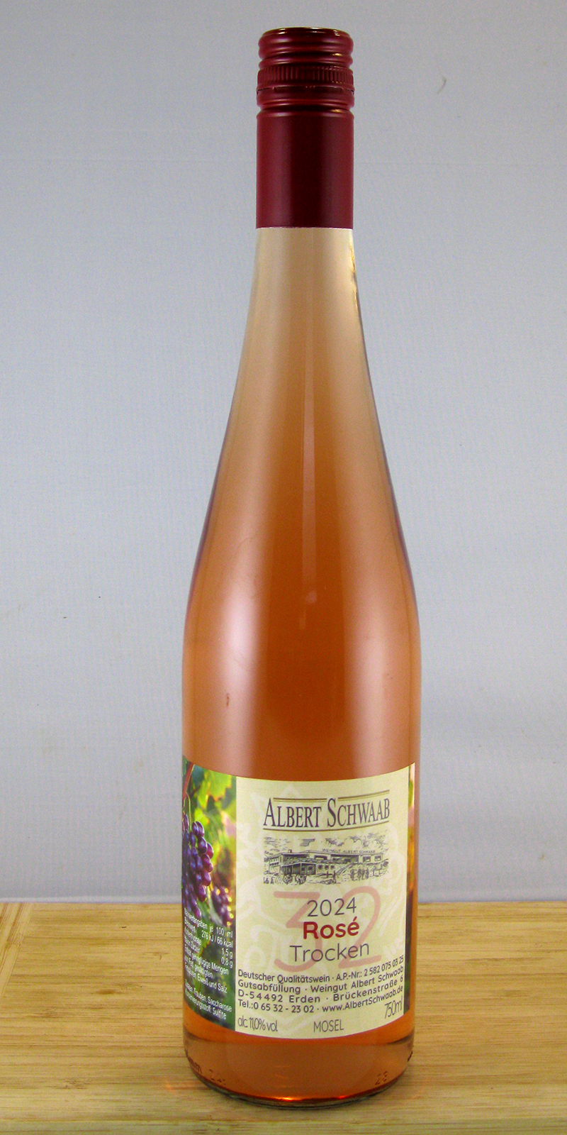 <br>Nr. 32,24<br>2024er  Rosè Qualitätswein  trocken 0,75l<br>